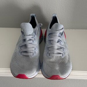 Nike Women's Sneakers - Gray and Pink